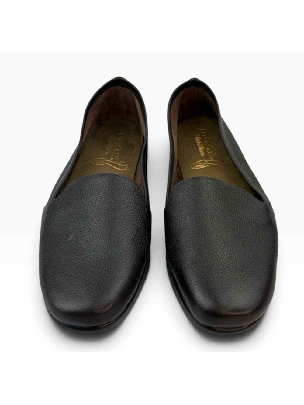 -Aerosoles Stitch N Turn Fame Show Comfort Flat Loafers 8M Brown Pebbled Leather